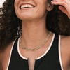 image:imageRossSimons 14kt Yellow Gold Flat Byzantine DoubleLink NecklaceNo Gemstone