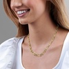image:imageRossSimons 14kt Yellow Gold Flat Byzantine DoubleLink NecklaceNo Gemstone