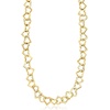 image:imageRossSimons 14kt Yellow Gold HeartLink NecklaceNo Gemstone