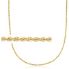 image:imageRossSimons 14kt Yellow Gold RopeChain Necklace160 Inches