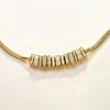image:imageRossSimons 14kt Yellow GoldPlated Bead Charm Jewelry18 Inches