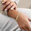 image:imageRossSimons 14kt Yellow GoldPlated Bead Charm Jewelry7 Inches