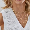 image:imageRossSimons 14kt Yellow GoldPlated MultiStrand LumachinaChain Necklace 18 inches