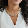 image:imageRossSimons 14kt Yellow GoldPlated PantherLink NecklaceNo Gemstone