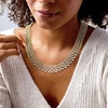 image:imageRossSimons 14kt Yellow GoldPlated PantherLink NecklaceNo Gemstone