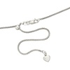 image:imageRossSimons 1mm 14kt White Gold Adjustable PopcornChain Necklace