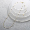 image:imageRossSimons 1mm 14kt Yellow Gold Adjustable RopeChain Necklace