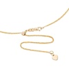 image:imageRossSimons 1mm 14kt Yellow Gold Adjustable WheatChain Necklace 22 inches