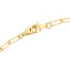 image:imageRossSimons 2In1 Italian 18kt Gold Over Sterling Paper Clip Link Necklace and Eyeglass Chain 30 inches