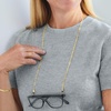 image:imageRossSimons 2In1 Italian Sterling Silver Paper Clip Link Necklace and Eyeglass Chain 30 inches