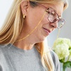 image:imageRossSimons 2In1 Italian Sterling Silver Paper Clip Link Necklace and Eyeglass Chain 30 inches