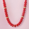 image:imageRossSimons 458mm Red Coral Bead Graduated Necklace With 14kt Yellow GoldCoral