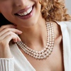 image:imageRossSimons 612mm Shell Pearl Graduated 3Strand Necklace with Sterling Silver20 Inches
