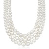 image:imageRossSimons 612mm Shell Pearl Graduated 3Strand Necklace with Sterling Silver20 Inches