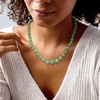 image:imageRossSimons 613mm Jade Bead Graduated Necklace With 14kt Yellow GoldJade