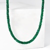 image:imageRossSimons Beaded Gemstone Necklace with Sterling Silver 8090 ct twEmerald