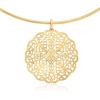 image:imageRossSimons Italian 14kt Yellow Gold Filigree Medallion Pendant