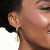image:imageRossSimons Italian 14kt Yellow Gold Filigree Triangle Drop Earrings