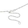 image:imageRossSimons Italian 15mm Sterling Silver Adjustable SingaporeChain Necklace