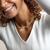 image:imageRossSimons Italian 18kt Yellow Gold BismarkLink NecklaceNo Gemstone