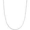 image:imageRossSimons Italian 1mm 14kt White Gold Twisted SparkleChain NecklaceNo Gemstone