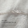image:imageRossSimons Italian 1mm 14kt White Gold Twisted SparkleChain NecklaceNo Gemstone