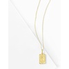 image:imageRossSimons Italian 24kt Yellow Gold FleurDeLis 1Gram Ingot Pendant Necklace With 14kt Yellow Gold FrameNo Gemstone