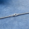 image:imageRossSimons Italian 2mm Sterling Silver CrisscrossChain NecklaceNo Gemstone