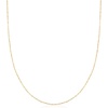 image:imageRossSimons Italian 8mm 14kt Gold Adjustable Singapore Chain01 Inches