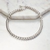 image:imageRossSimons Italian 8mm Sterling Silver Bead NecklaceNo Gemstone