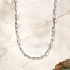 image:imageRossSimons Italian Sterling Silver Paper Clip Link NecklaceNo Gemstone