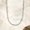 image:imageRossSimons Italian Sterling Silver Paper Clip Link NecklaceNo Gemstone