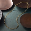 image:imageRossSimons Mens 38mm 14kt Yellow Gold FigaroLink NecklaceNo Gemstone