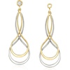 image:imageRossSimons Sterling Silver and 14kt Yellow Gold Earring Jackets