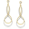 image:imageRossSimons Sterling Silver and 14kt Yellow Gold Earring Jackets