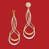 image:imageRossSimons Sterling Silver and 14kt Yellow Gold Earring Jackets