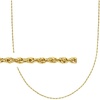 image:imagePure Collection by RossSimons 15mm 14kt Yellow Gold Twisted RopeChain NecklaceNo Gemstone