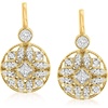 image:imageRossSimons 050 ct tw Diamond MultiShape Drop Earrings in 18kt Gold Over Sterling