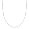 image:imageRossSimons 08mm 14kt White Gold BoxChain NecklaceNo Gemstone