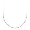 image:imageRossSimons 12mm 14kt White Gold WheatChain NecklaceNo Gemstone