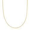 image:imageRossSimons 12mm 14kt Yellow Gold WheatChain NecklaceNo Gemstone