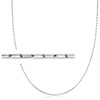 image:imageRossSimons 14kt White Gold Paper Clip Link NecklaceNo Gemstone