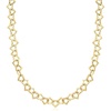 image:imageRossSimons 14kt Yellow Gold HeartLink NecklaceNo Gemstone