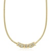 image:imageRossSimons 14kt Yellow GoldPlated Bead Charm Jewelry18 Inches