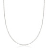 image:imageRossSimons 1mm 14kt White Gold BoxChain NecklaceNo Gemstone