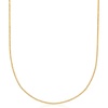 image:imageRossSimons 1mm 14kt Yellow Gold Adjustable WheatChain Necklace 22 inches