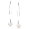 image:imageRossSimons 885mm Cultured Pearl Threader Drop Earrings2 Inches