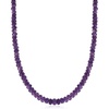 image:imageRossSimons Amethyst Bead Necklace With Sterling SilverAmethyst