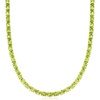 image:imageRossSimons Gemstone Tennis Necklace in Sterling SilverPeridot