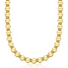 image:imageRossSimons Italian 12mm 14kt Yellow GoldPlated Bead Necklace 18 inches